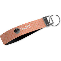 Pet Photo Wristlet Webbing Keychain Fob (Personalized)