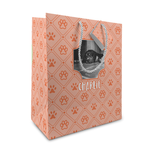 Custom Pet Photo Medium Gift Bag