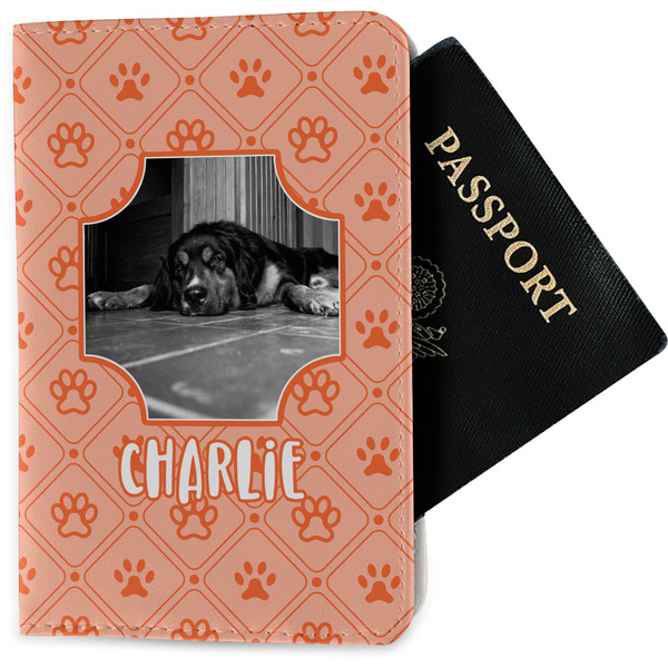 Custom Pet Photo Passport Holder - Fabric (Personalized)