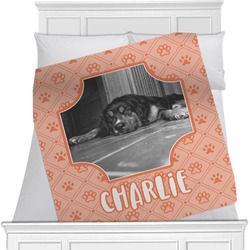 Pet Photo Minky Blanket - Toddler / Throw - 60"x50" - Double Sided (Personalized)