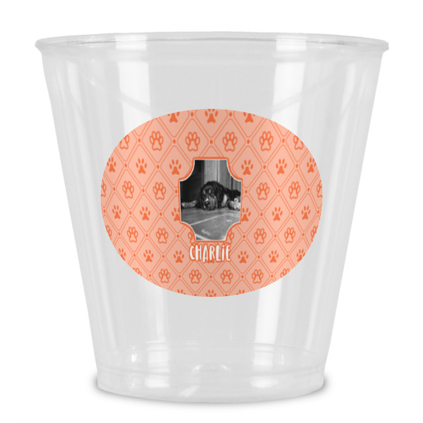 Custom Pet Photo Plastic Shot Glass