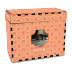 Pet Photo Wood Recipe Box - Full Color Print