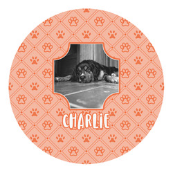 Pet Photo Round Decal - Small (Personalized)