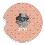 Pet Photo Sandstone Car Coaster - Single (Personalized)