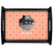 Pet Photo Serving Tray Black Large - Main