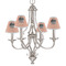 Pet Photo Small Chandelier Shade - LIFESTYLE (on chandelier)