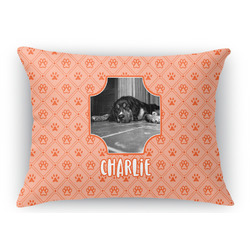 Pet Photo Rectangular Throw Pillow Case - 12"x18" (Personalized)