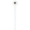 Pet Photo White Plastic 7" Stir Stick - Round - Single Stick