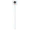 Pet Photo White Plastic Stir Stick - Double Sided - Square - Single Stick