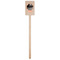 Pet Photo Wooden 6.25" Stir Stick - Rectangular - Single Stick