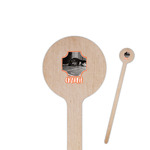 Pet Photo 7.5" Round Wooden Stir Sticks - Double Sided