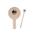 Pet Photo Wooden 7.5" Stir Stick - Round - Closeup