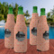 Pet Photo Zipper Bottle Cooler - Set of 4 - LIFESTYLE