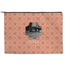 Pet Photo Zipper Pouch - Large - 12.5"x8.5" (Personalized)