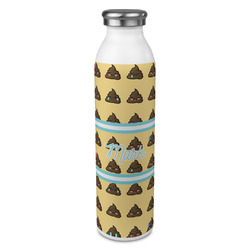 Poop Emoji 20oz Stainless Steel Water Bottle - Full Print (Personalized)