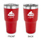 Poop Emoji 30 oz Stainless Steel Ringneck Tumblers - Red - Double Sided - APPROVAL