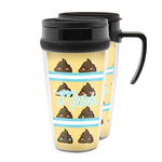 Poop Emoji Acrylic Travel Mug (Personalized)