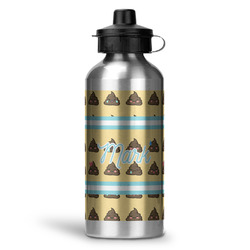 Poop Emoji Water Bottles - 20 oz - Aluminum (Personalized)