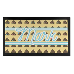 Poop Emoji Bar Mat - Small (Personalized)