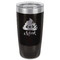 Poop Emoji Black Polar Camel Tumbler - 20oz - Front