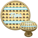 Poop Emoji Cabinet Knob - Gold (Personalized)