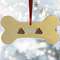 Poop Emoji Ceramic Dog Ornaments - Parent