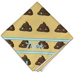 Poop Emoji Cloth Dinner Napkin - Single w/ Name or Text