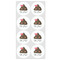 Poop Emoji Drink Topper - Medium - Set of 12