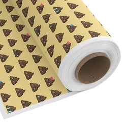 Poop Emoji Fabric by the Yard - Spun Polyester Poplin