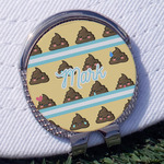 Poop Emoji Golf Ball Marker - Hat Clip