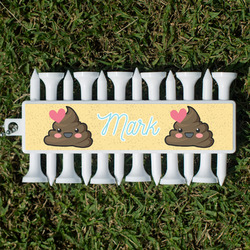 Poop Emoji Golf Tees & Ball Markers Set (Personalized)