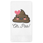 Poop Emoji Guest Paper Towels - Full Color (Personalized)