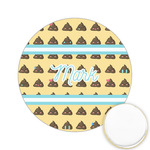 Poop Emoji Printed Cookie Topper - 2.15" (Personalized)