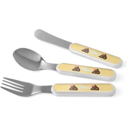 Poop Emoji Kid's Flatware (Personalized)