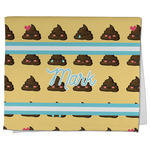 Poop Emoji Kitchen Towel - Poly Cotton w/ Name or Text