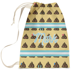 Poop Emoji Laundry Bag (Personalized)