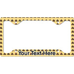 Poop Emoji License Plate Frame - Style C (Personalized)