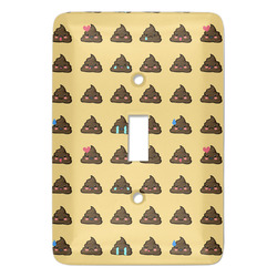 Poop Emoji Light Switch Cover (Single Toggle)