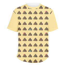 Poop Emoji Men's Crew T-Shirt - X Large