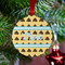 Poop Emoji Metal Ball Ornament - Lifestyle