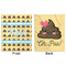 Poop Emoji Minky Blanket - 50"x60" - Double Sided - Front & Back