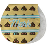 Poop Emoji Burp Pad - Velour w/ Name or Text