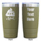 Poop Emoji Olive Polar Camel Tumbler - 20oz - Double Sided - Approval