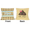 Poop Emoji Outdoor Pillow - 16x16