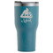 Poop Emoji RTIC Tumbler - Dark Teal - Front