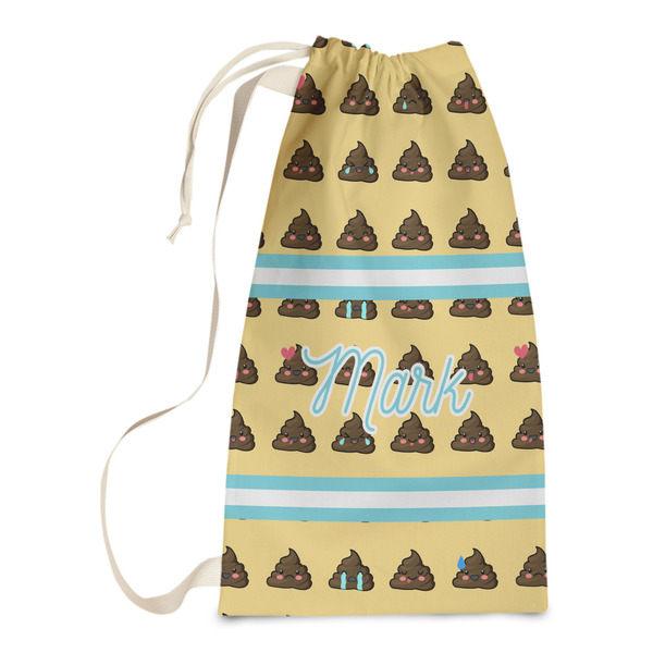 Custom Poop Emoji Laundry Bags - Small (Personalized)