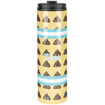 Poop Emoji Stainless Steel Skinny Tumbler - 20 oz (Personalized)