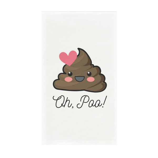 Custom Poop Emoji Guest Paper Towels - Full Color - Standard (Personalized)