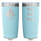 Poop Emoji Teal Polar Camel Tumbler - 20oz -Double Sided - Approval