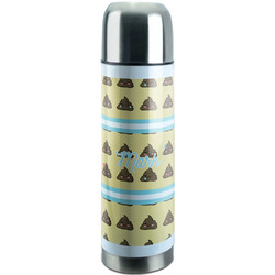 Poop Emoji Stainless Steel Thermos (Personalized)